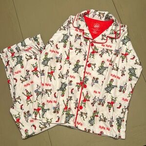 Girls the grinch pjs size M 7/8